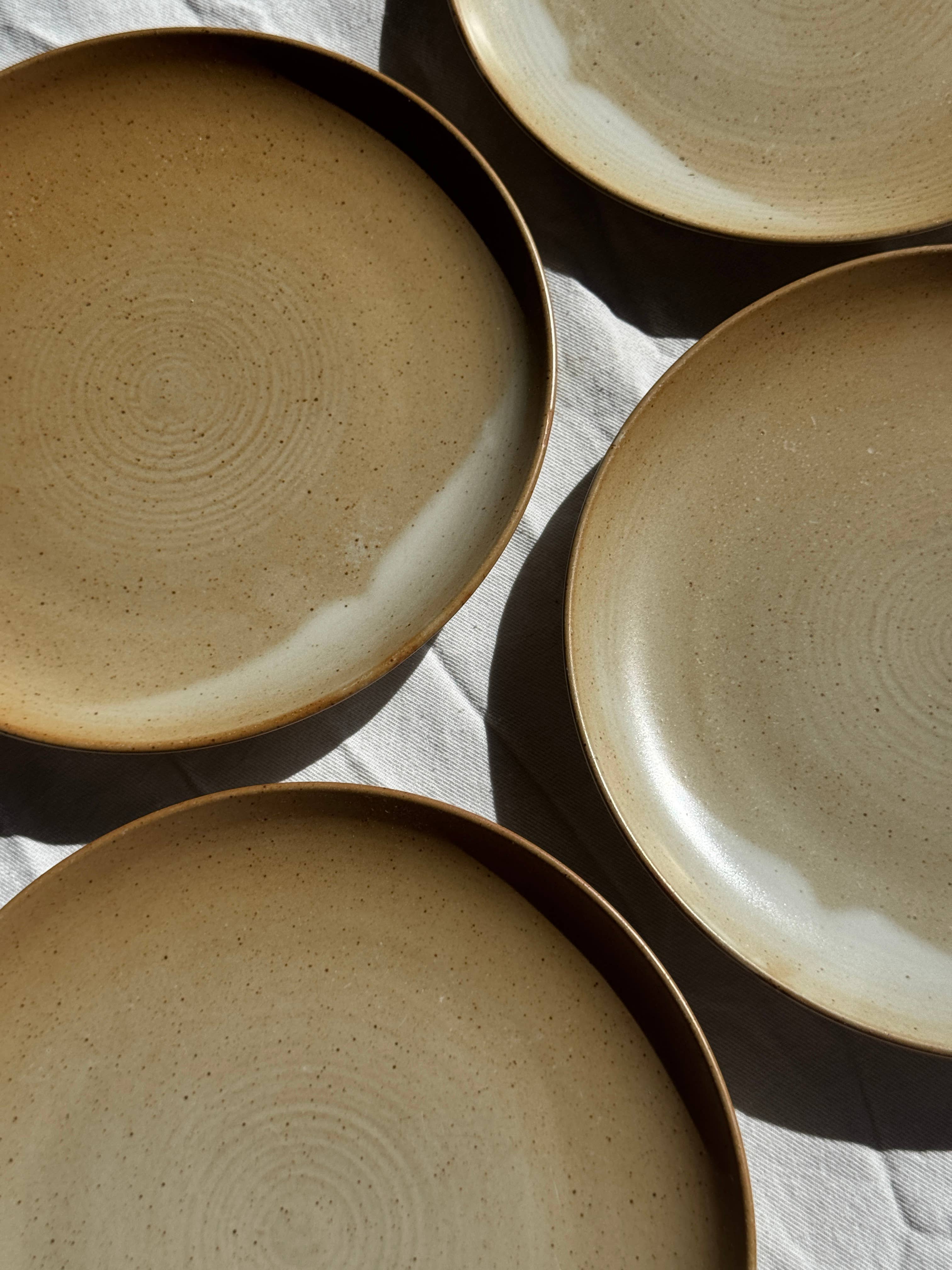 Office Objets - Wholesale Dinner Plate - Set of 6 stoneware plates Village France D246