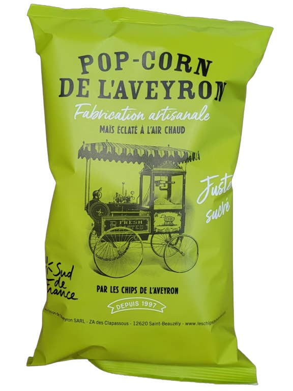 AVEYRON ARTISAN SUGAR POPCORN 45G for wholesale by LES CHIPS DE L'AVEYRON