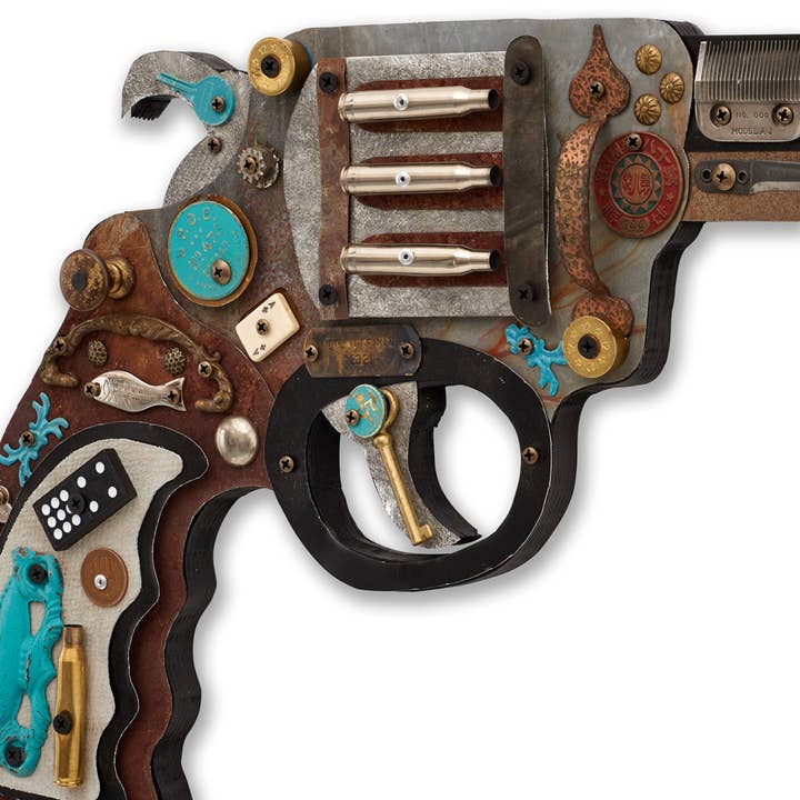 Dolan Geiman - Vente Décoration murale - Décoration Murale | Art Mural Occidental | FAR WEST (TURQUOISE)3