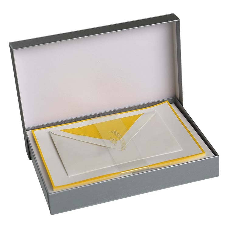 Royal Posthumus - Venta al por mayor Conjunto de papelería y tarjetas - Royal Posthumus Crown Mill | 25 hojas membretadas y sobres A5 con bordes y forro de color15