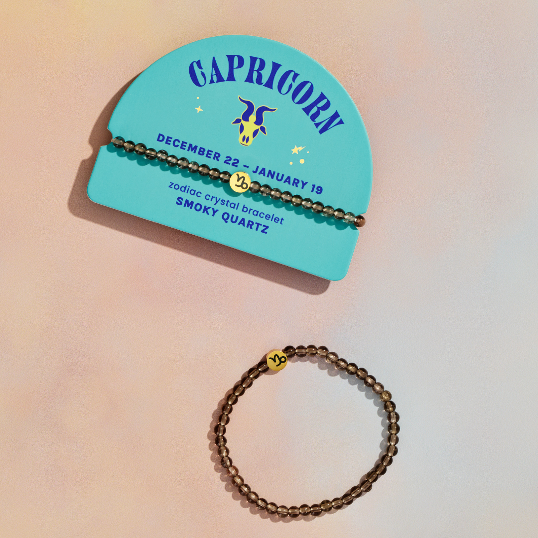 GeoCentral - Wholesale Beaded Bracelet - Capricorn Mini Zodiac Bracelet – 4mm Crystal Beads0