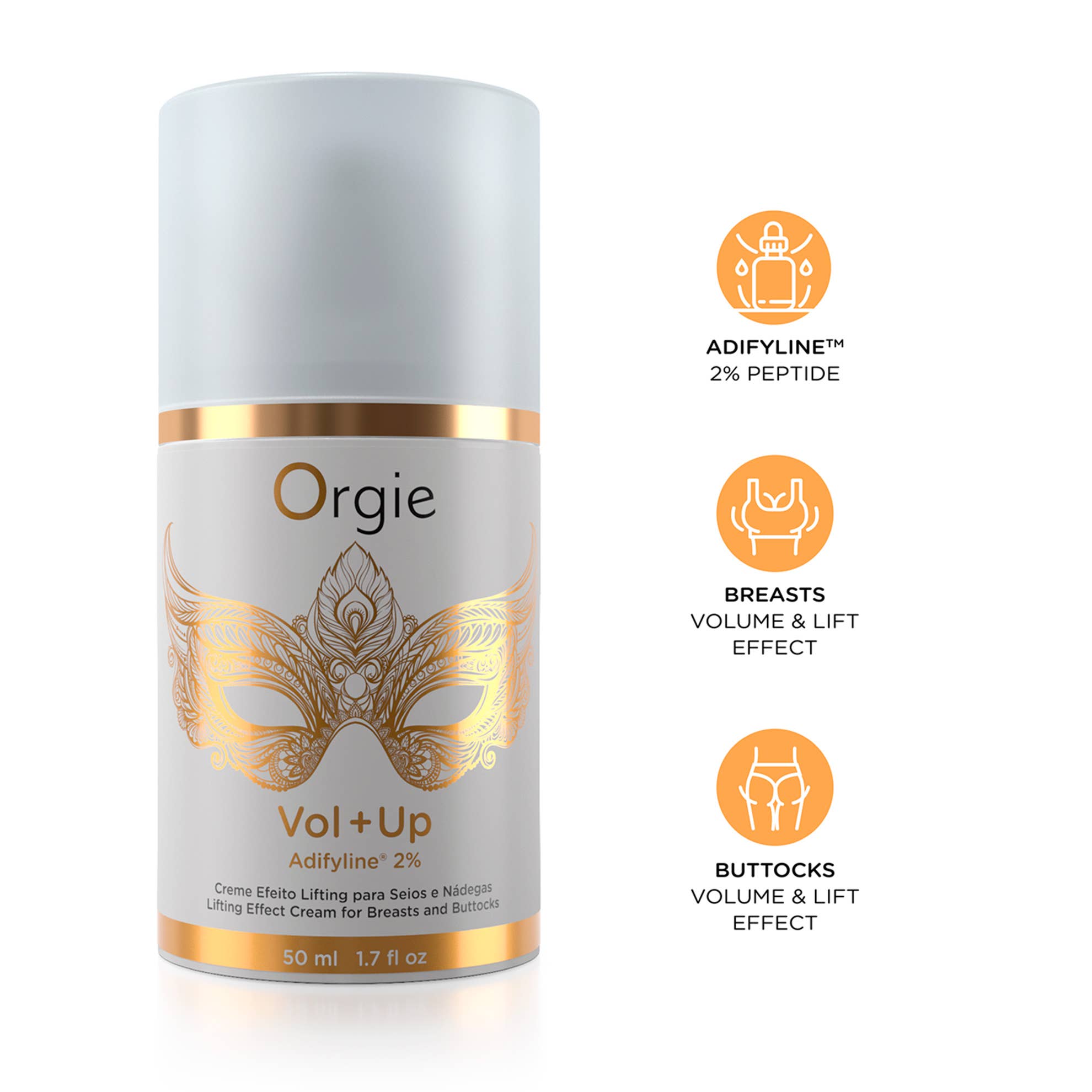 Orgie - Wholesale Anti-Aging Moisturizer - Vol + Up – Adifyline™ peptide 2% – Lifting Effect Cream1