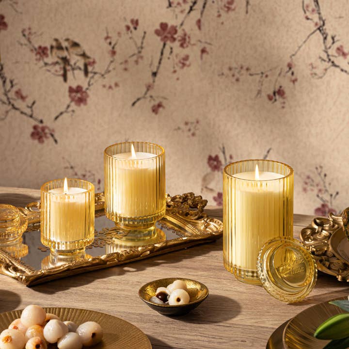 La Jolie Muse - Wholesale Jar/Filled Candle - Amélie - Tahitian Lychee 11oz Candle