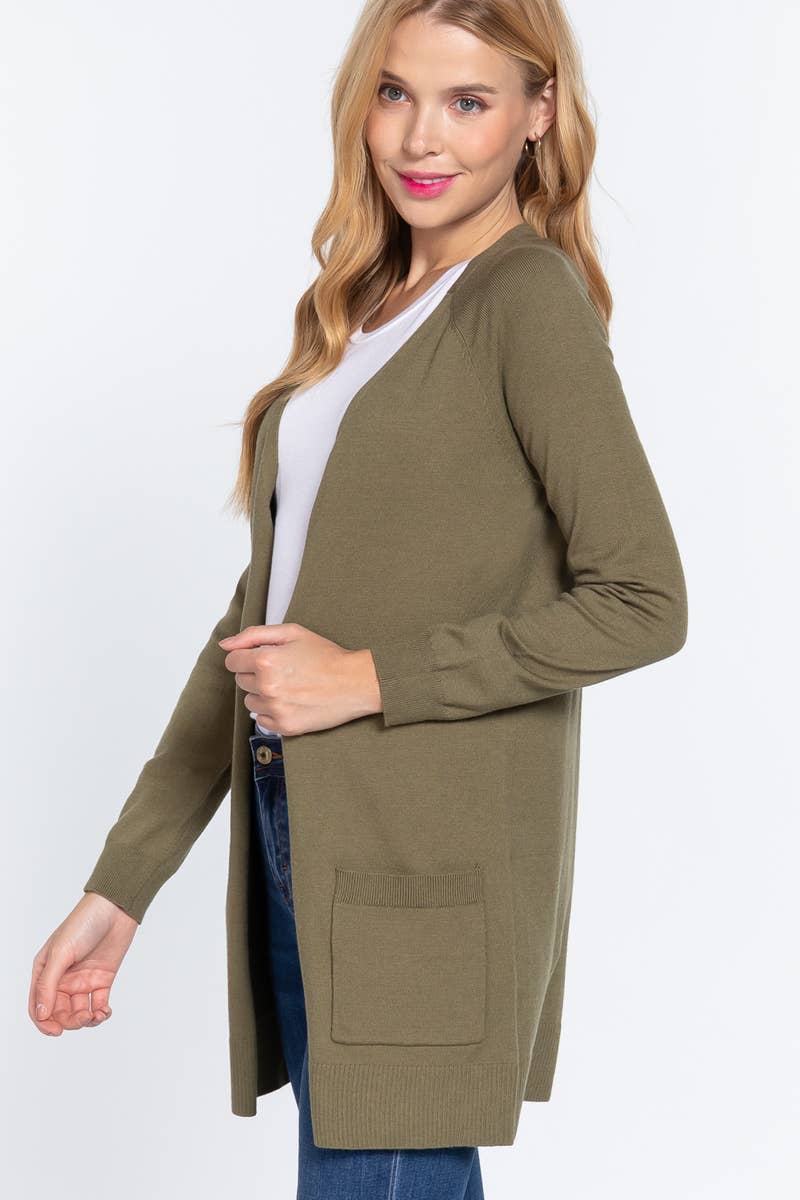 42POPS – wholesale Kofta - Dam – Öppen koftkofta med ficka20