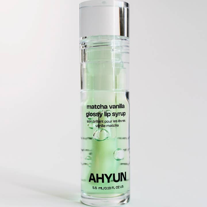 Matcha Vanilla Glossy Lip Syrup for wholesale by AHYUN