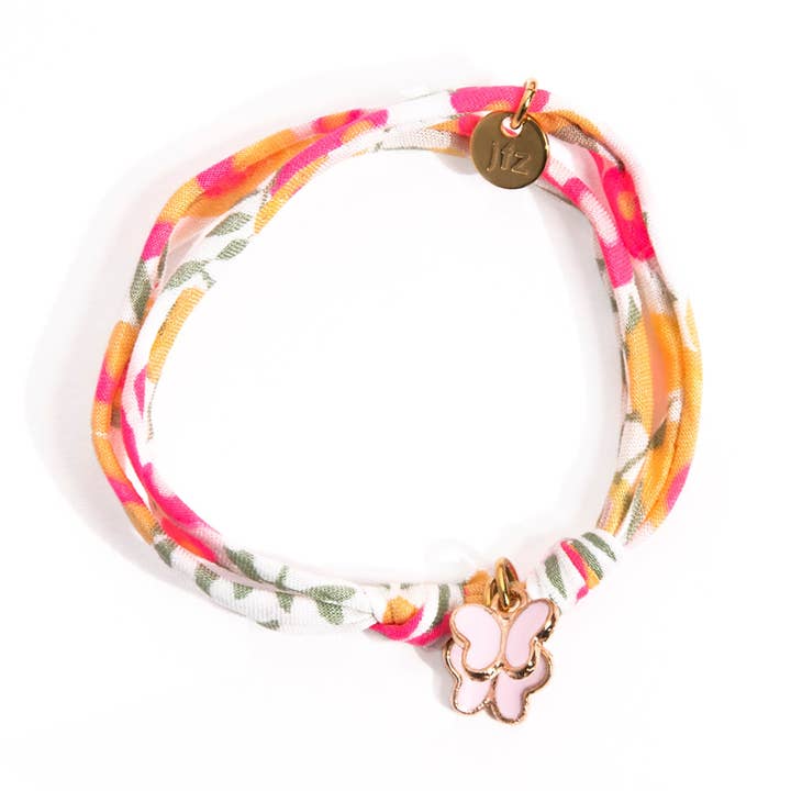 Wiltshire lemon curd DOUBLE PAPI sliding Liberty bracelet for wholesale by Le Petit Lien de Paris