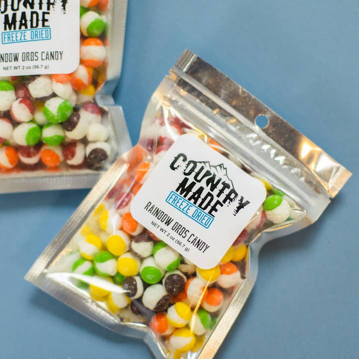 Country Made Freeze Dried – wholesale Boiled sweets – Freeze Dried Rainbow Orbs2
