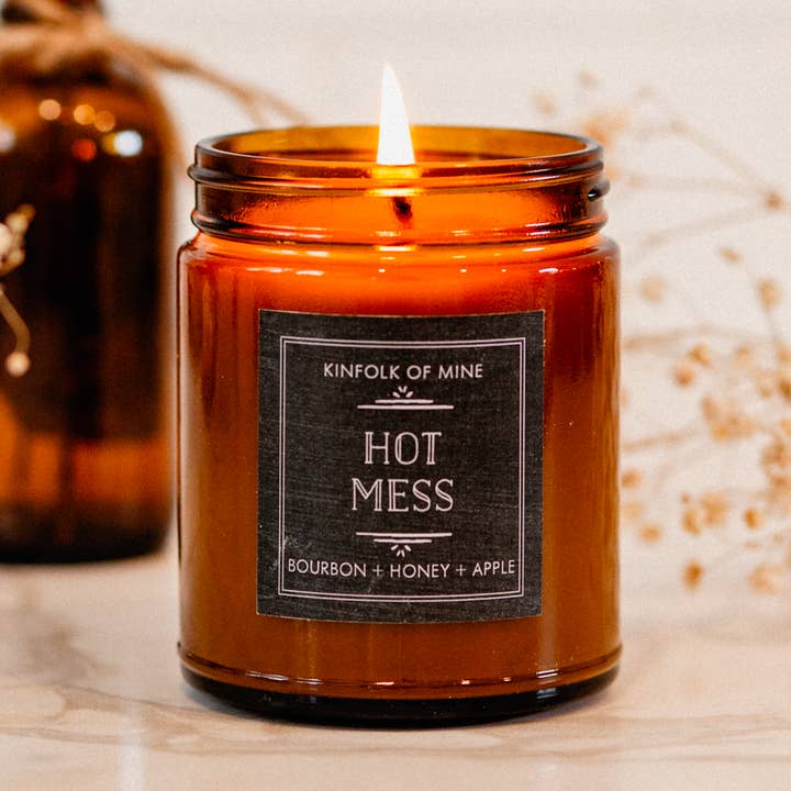 Hot Mess 9oz Candle for wholesale by Kinfolk of Mine