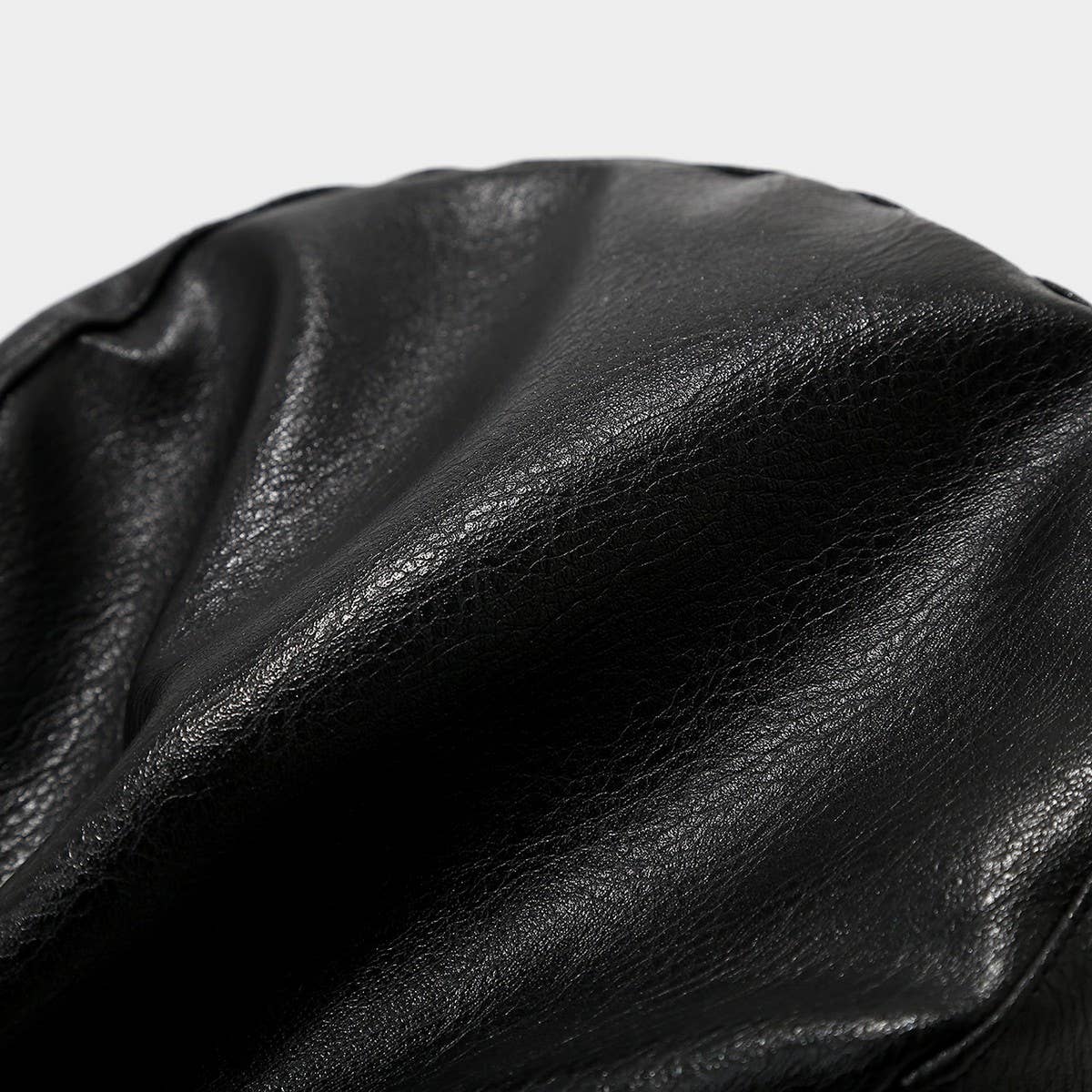 ACCITY - Wholesale Baseball Cap - Women's - Punk Leather Flat Top Cap Studded Army Hat_CWAH046307