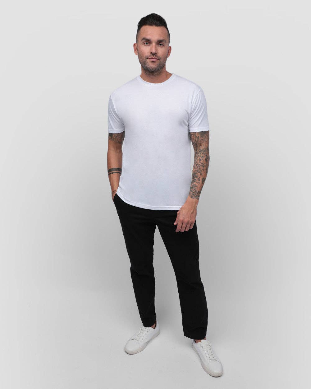 INTO THE AM - Wholesale T-Shirt - Men's - Men's Premium Basic Tee - Soft Fitted Blank T-Shirts57