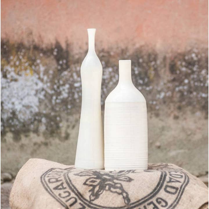 Cerámica Roca Caus - Wholesale Vaas - Traditionele slanke vaas van geglazuurd keramiek1