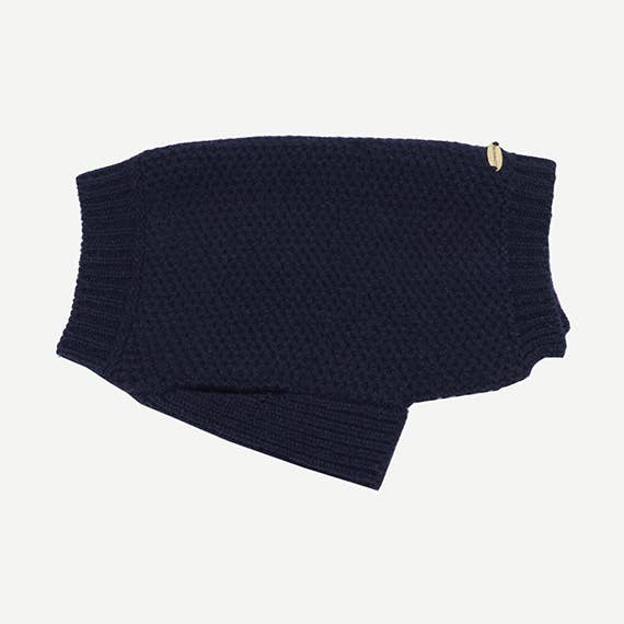 Pull en laine Strachey - Indigo, Medium pour la vente par Clementine est dogs