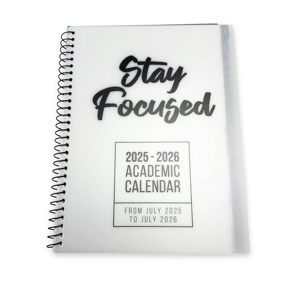 RE-FOCUS THE CREATIVE OFFICE - Wholesale Planner - 2025-2026 Academic Calendar Planner – Weekly & Monthly Views1