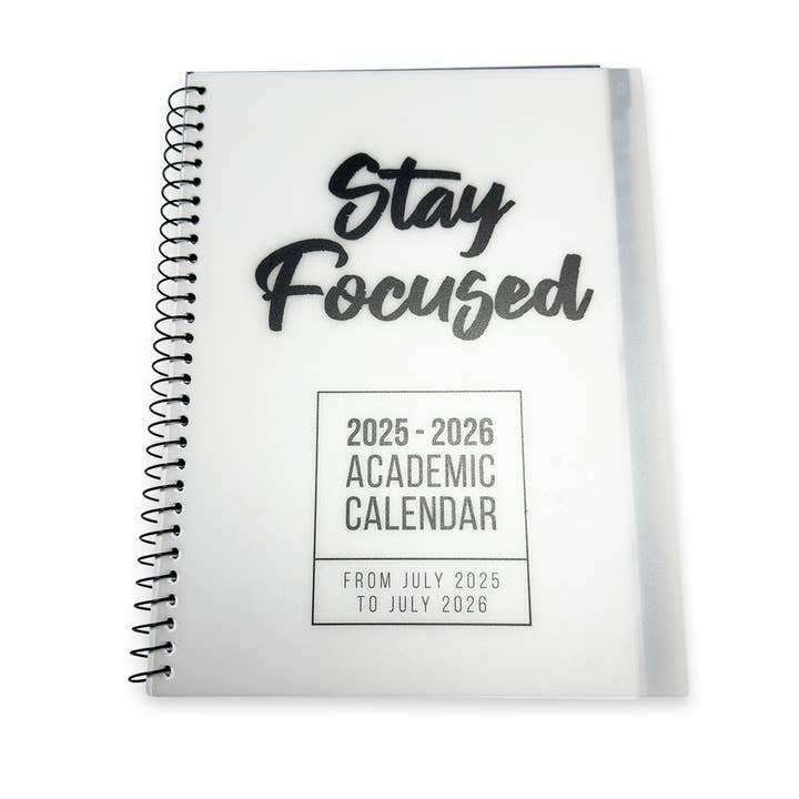 RE-FOCUS THE CREATIVE OFFICE - Wholesale Planner - 2025-2026 Academic Calendar Planner – Weekly & Monthly Views1