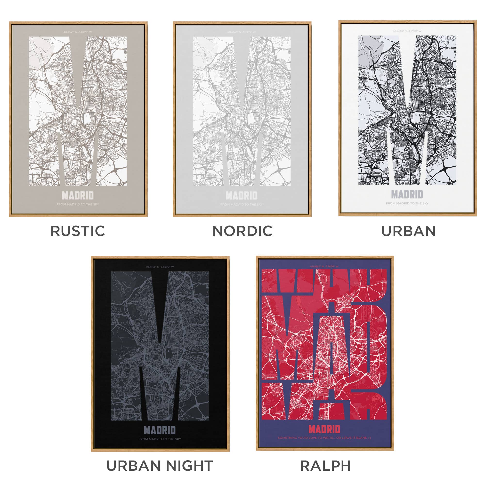 The Traveler Art - Wholesale Poster - MT MONTANA LetraMap3