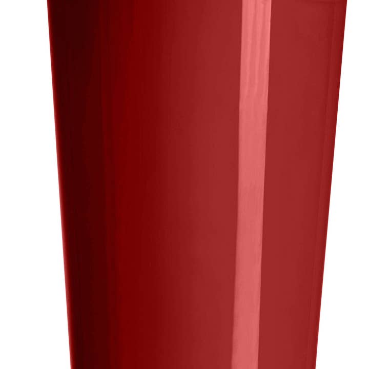 Orizzonte Oblique Cold Cut Red-Milk Vase H.38 cm for wholesale by IVV 1952