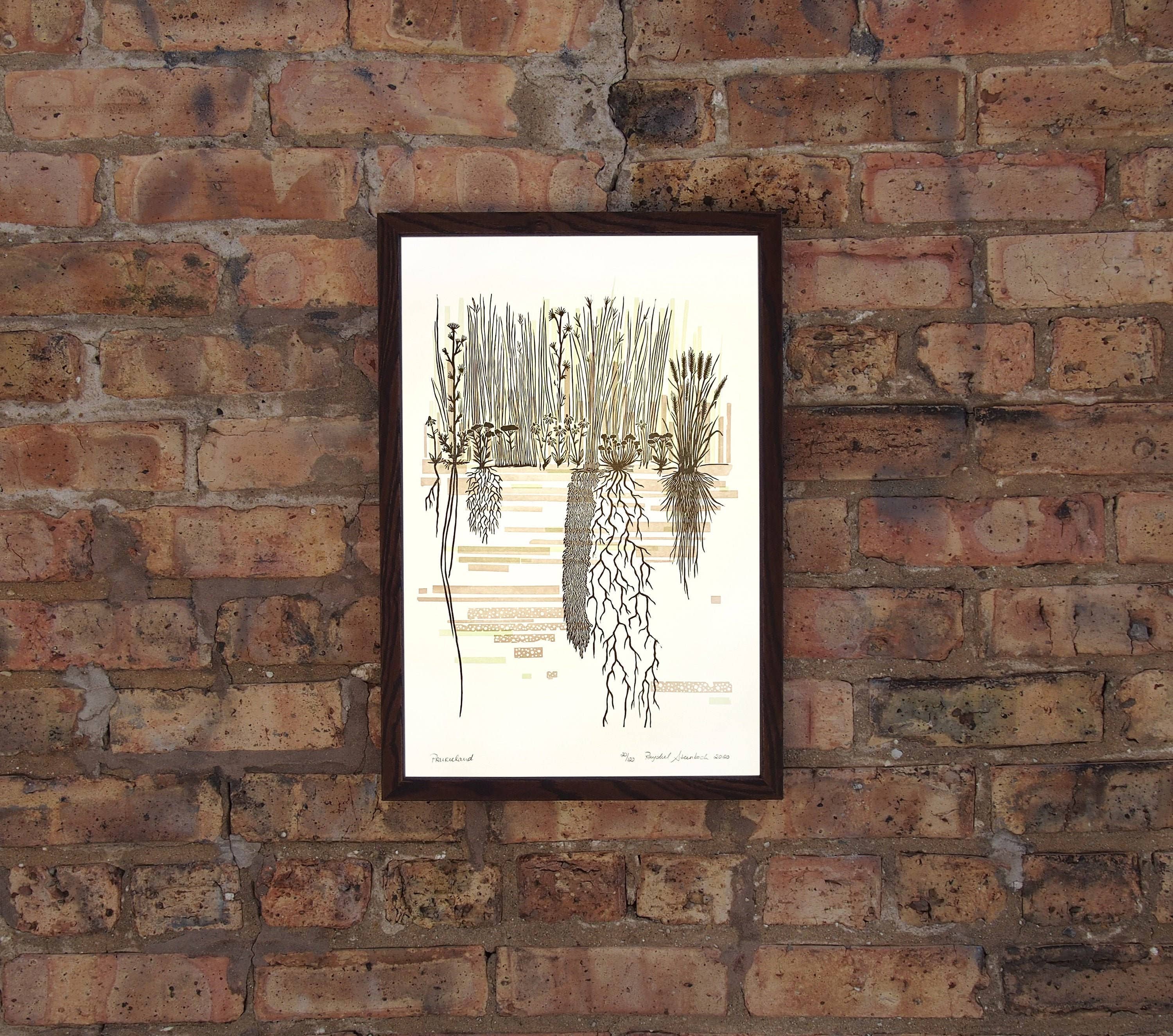 Current Location Press - Wholesale Art Print - Prairieland II - Limited Edition Letterpress Print2