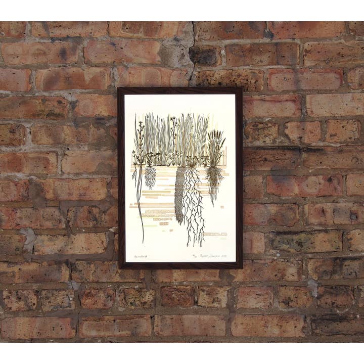 Current Location Press - Wholesale Art Print - Prairieland II - Limited Edition Letterpress Print2