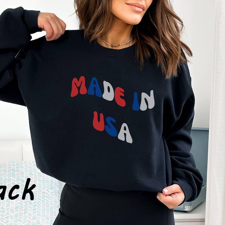 Sudadera USA Shirt Sudadera del 4 de julio para venta al por mayor de Roll.Flow.Infinite.