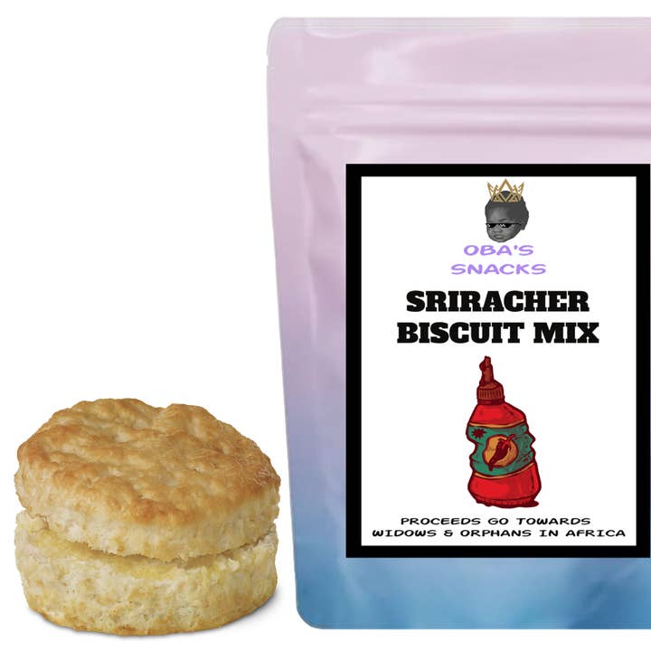 Miscela per Biscotti Sriracha | Basta Aggiungere Latte | Piccola Produzione per la vendita all'ingrosso da parte di Oba's Snacks