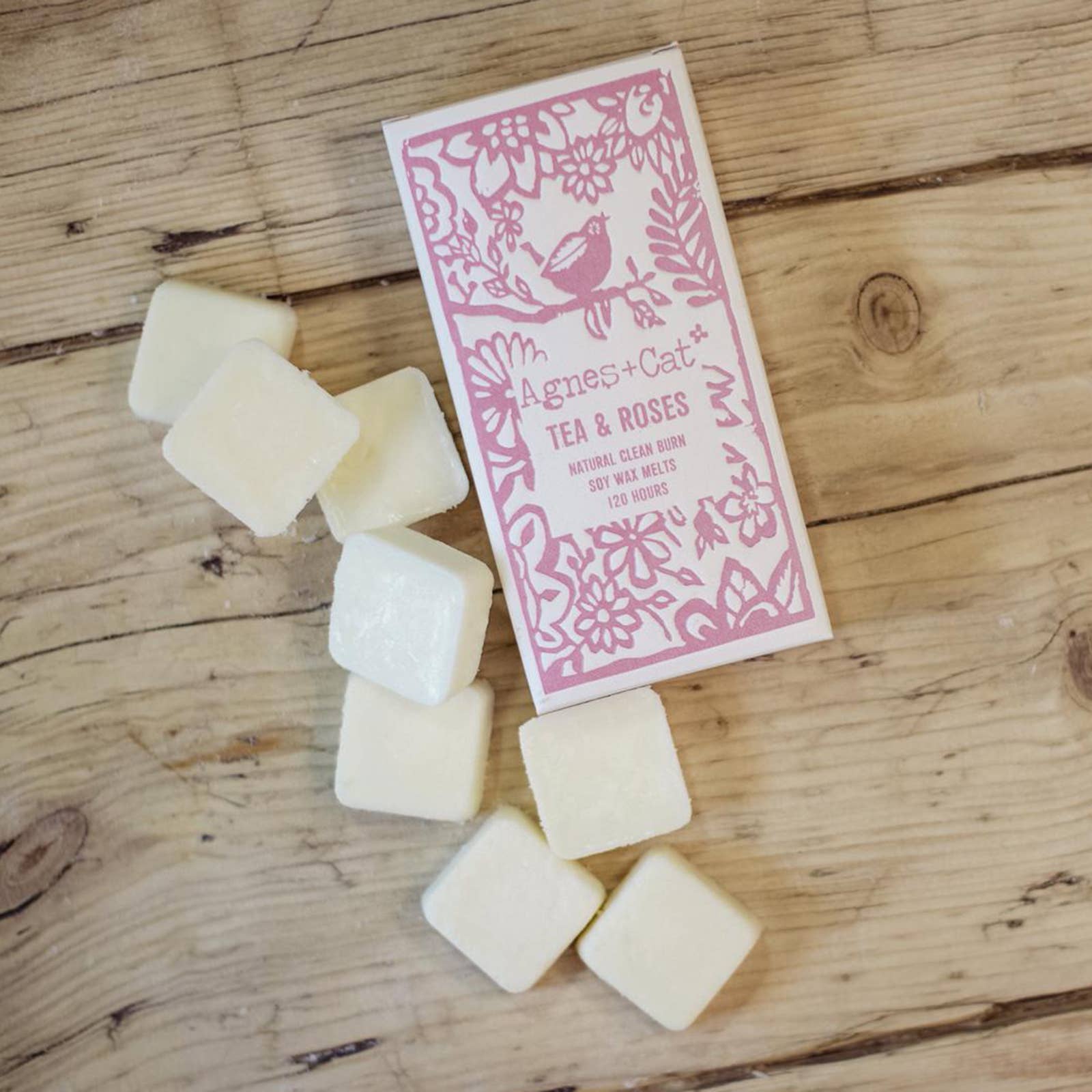 AWGifts Europe - Wholesale Wax Melt - 4xBox of 8 Wax Melts - Tea + Roses1