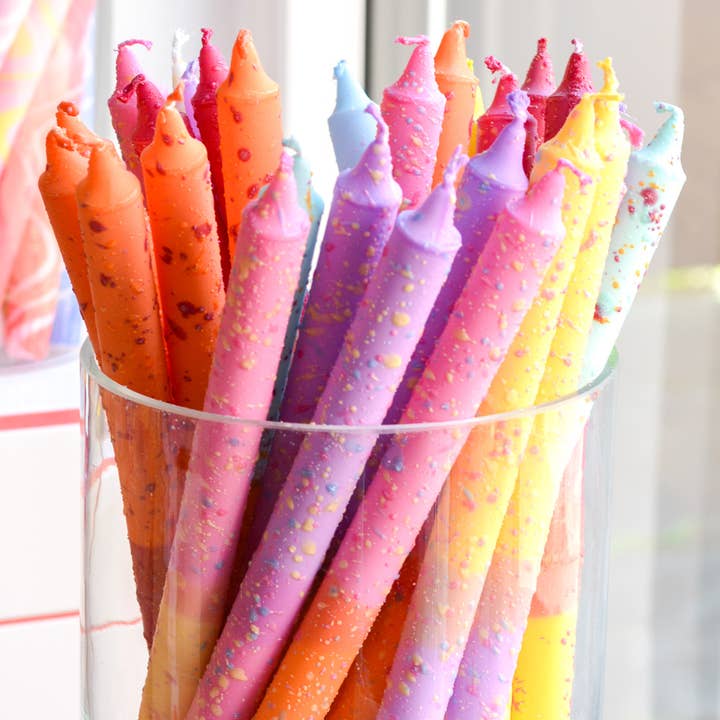 Nordtrice – wholesale Avsmalnande ljus – Långa konljus 35 cm – vårpastellfärger0