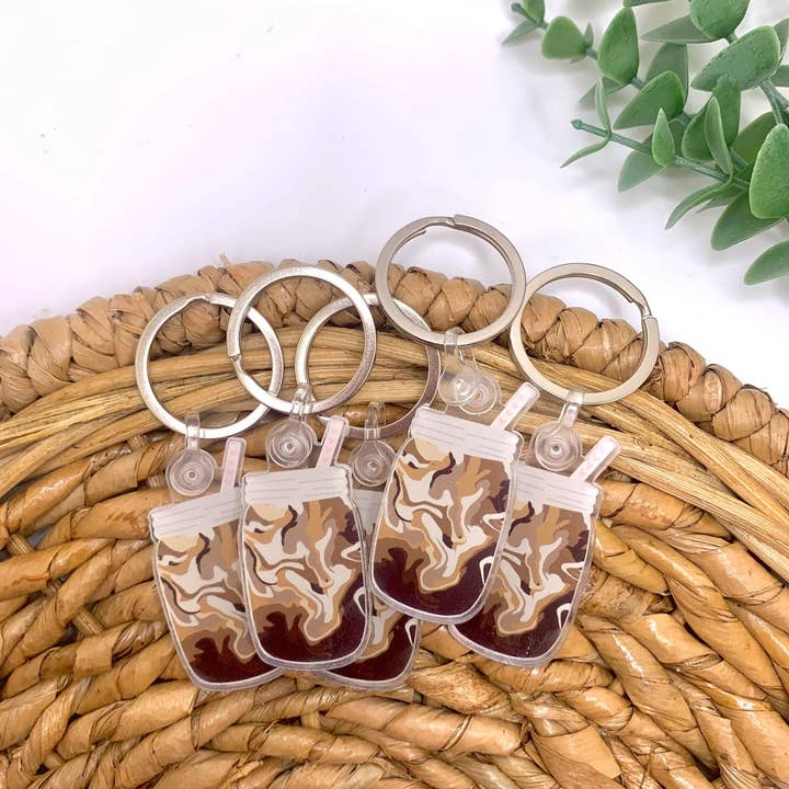 Iced coffee mason jar keychain , acrylic keychain, keyring and other Purchase Wholesale acrylic mason jars. Free Returns & Net 60 Terms on Faire trending on Faire.