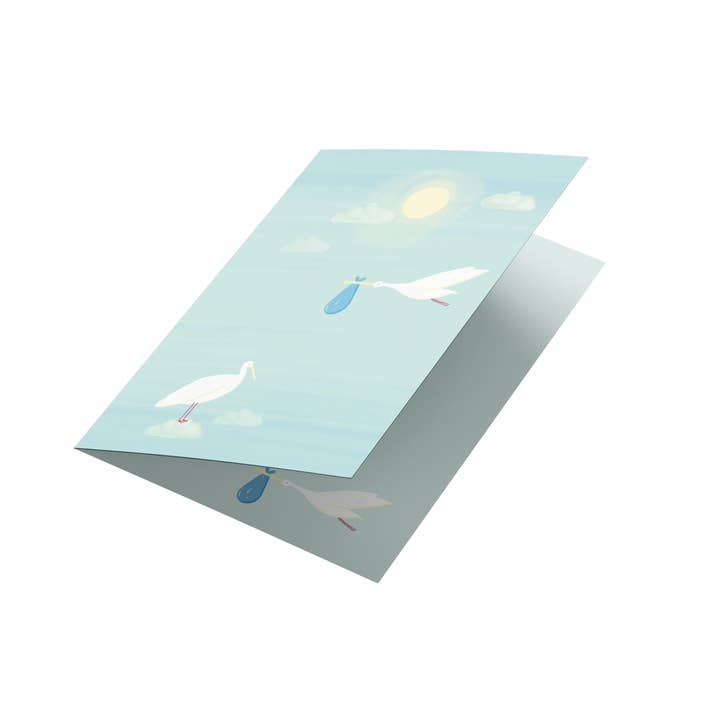 Edicare Editora, Lda. - Wholesale Postcard - STORK - WELCOME, BABY! POSTCARD1