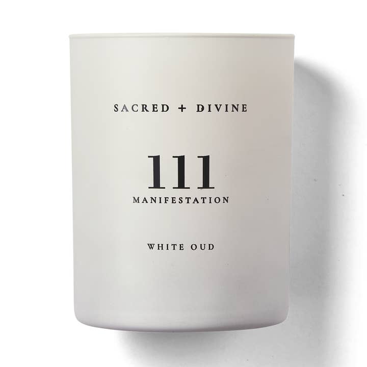 111 Candes/Manifestation/ White Oud pour la vente par Sacred+ Divine