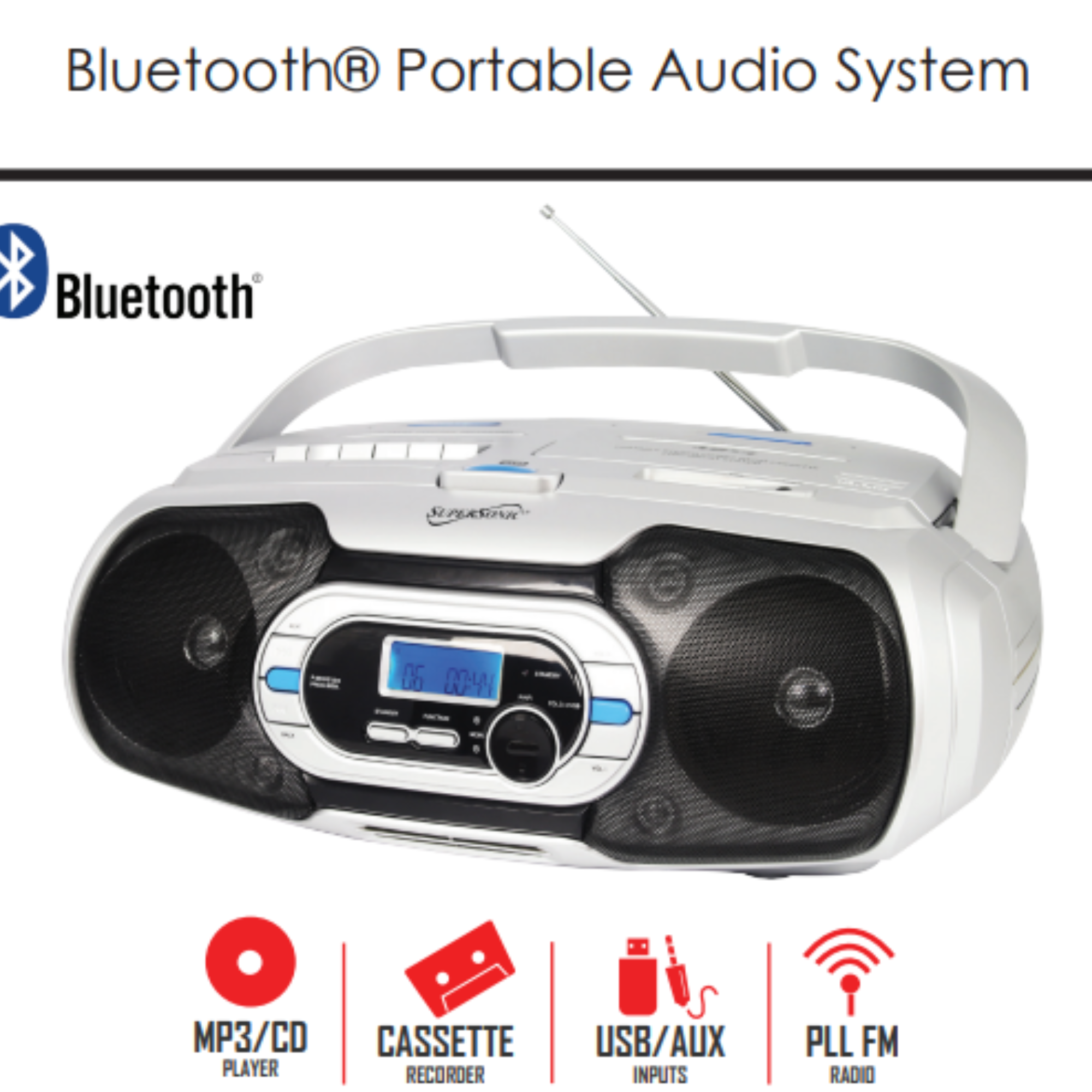 JupiterGear Home – wholesale Speakers – Supersonic Bluetooth Portable Audio System2