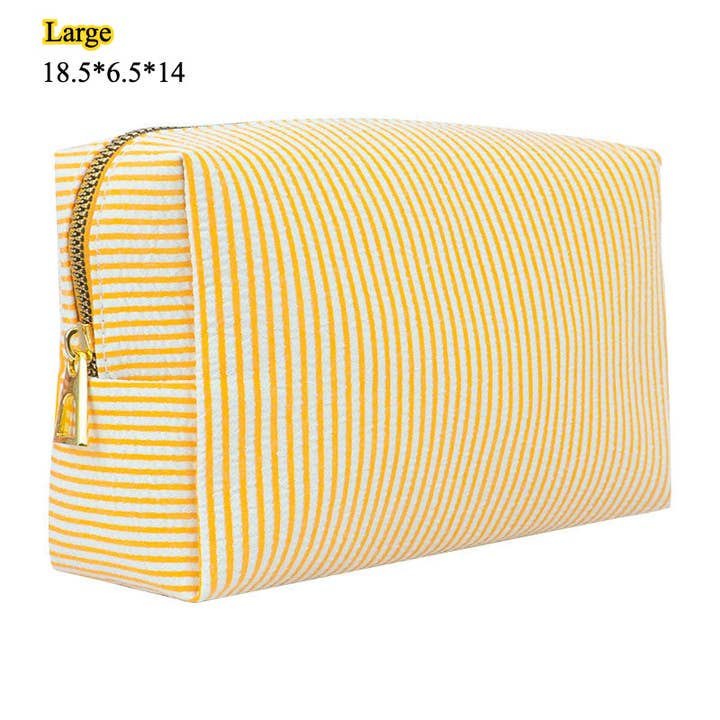VividLux - Wholesale Makeup/Cosmetic Bag - Striped cosmetic bag13