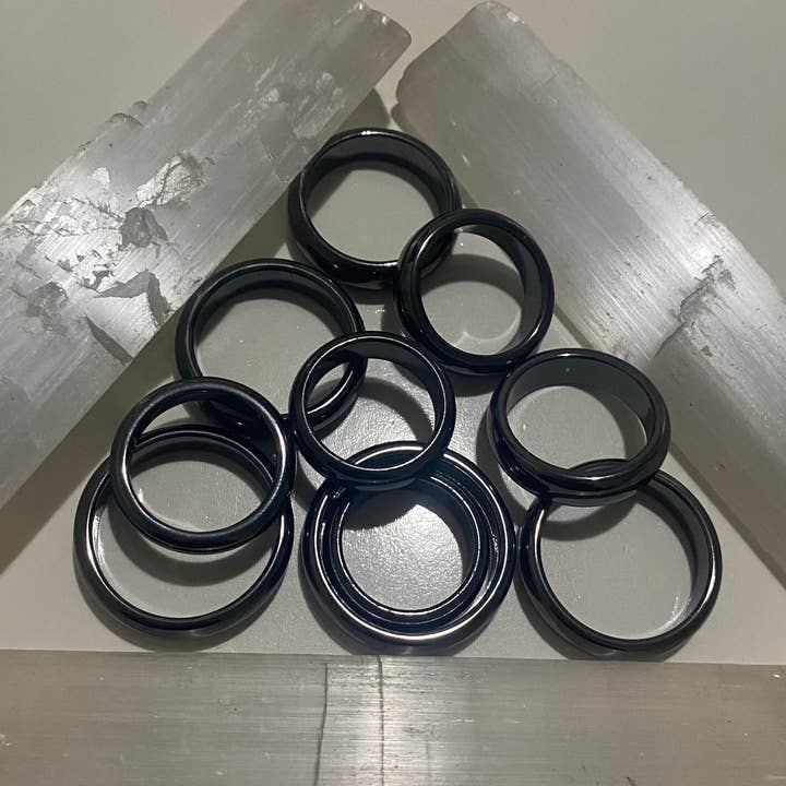 Hematite Ring for wholesale by Kamicr8tions