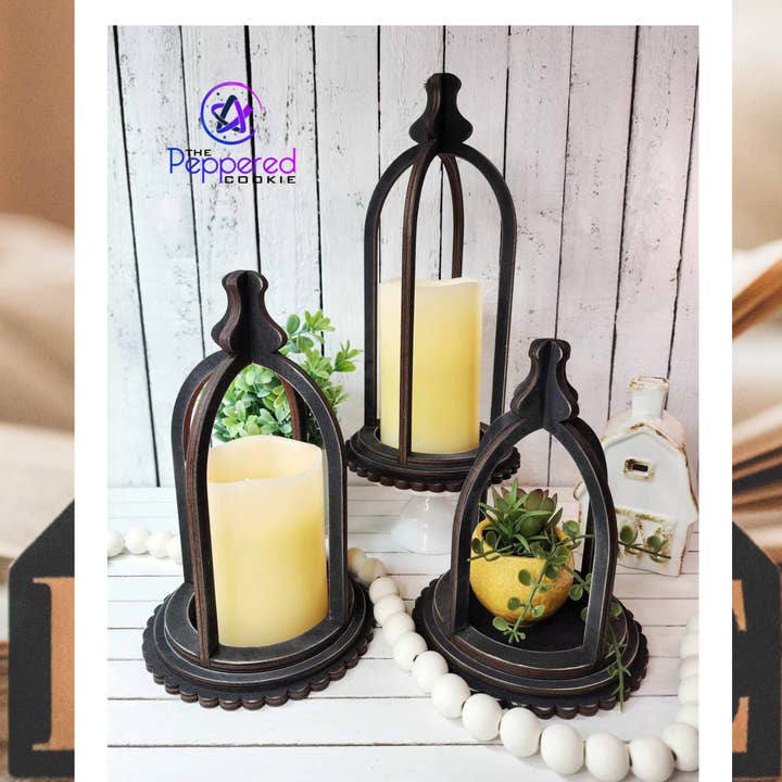 Décoration d'intérieur - Bougeoir en forme de cloche INACHEVÉ pour la vente par The Peppered Cookie