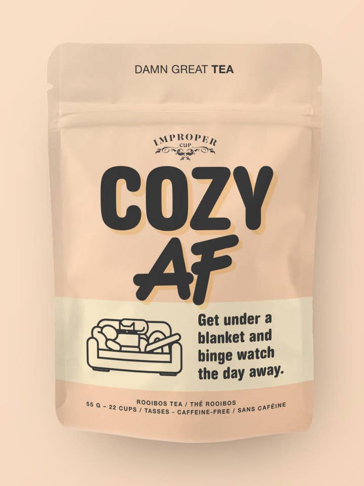 Sachet de thé Cozy AF pour la vente par Incognito