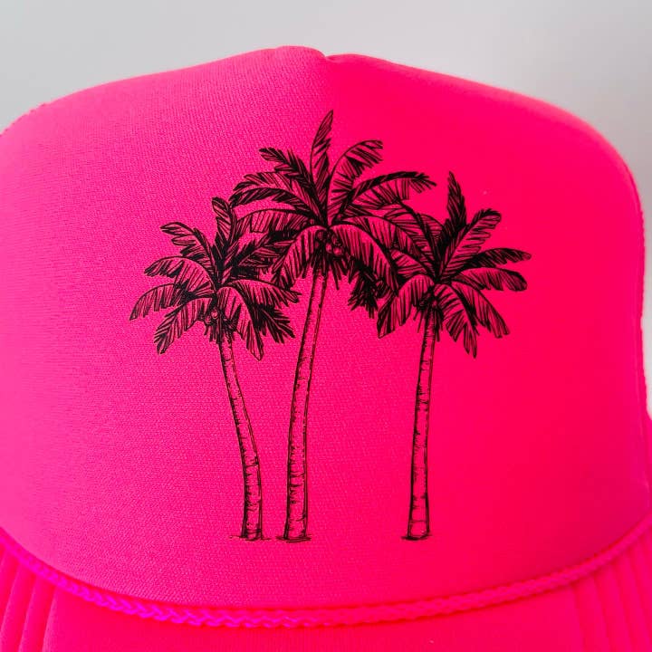 Rad Hat Society - Wholesale Trucker Hat - Unisex - Palm Trees