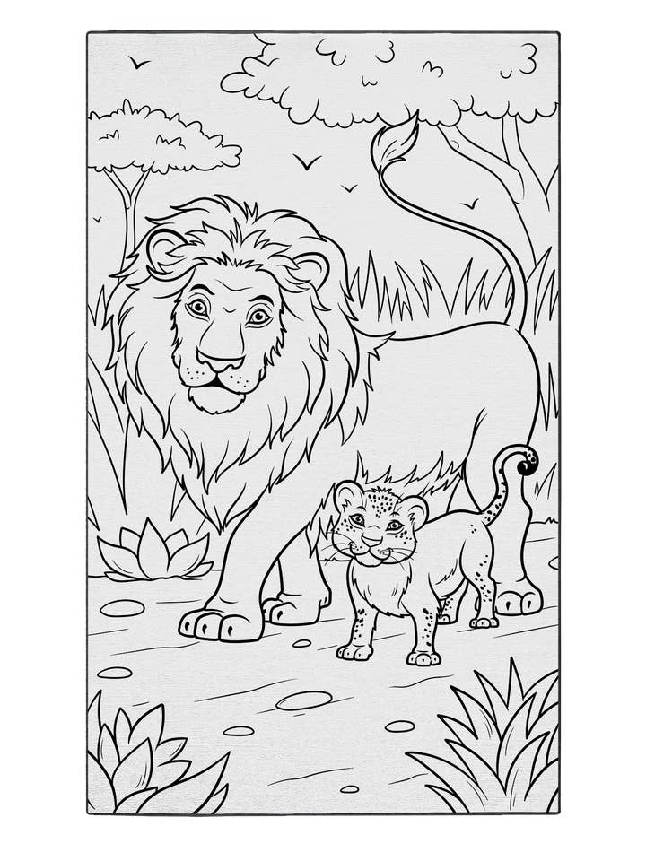 Visite royale pour la vente par Coloring Rugs