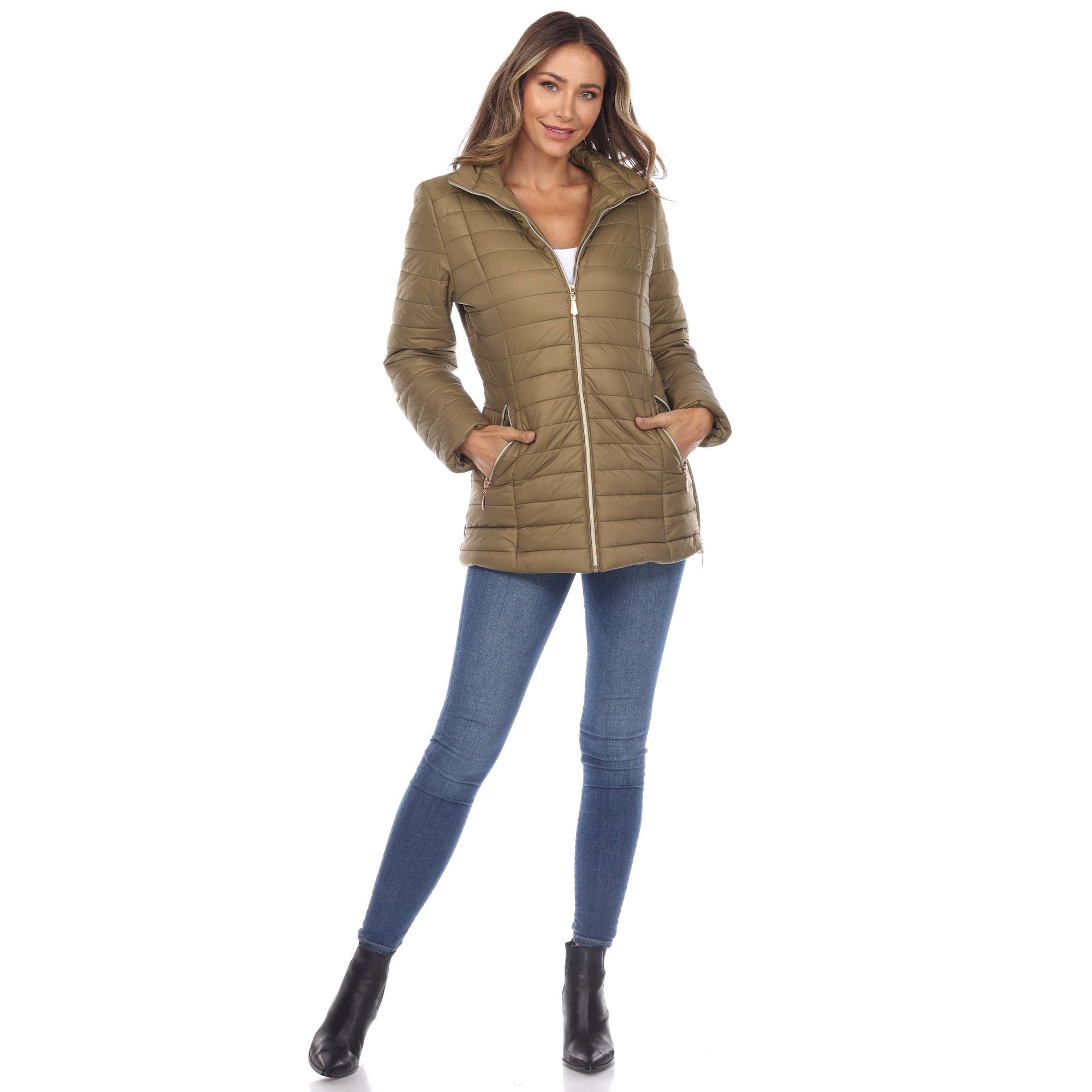 WHITE MARK - Wholesale Puffer Jacket - Women's - Women's Puffer Coat18