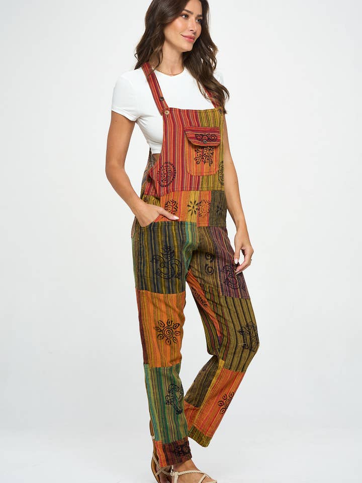 Ghale Handicrafts – wholesale Overaller - Dam – Bomull Patchworks overall1