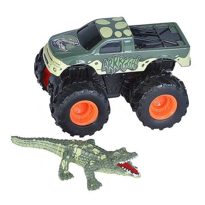 Adventure-mini lastbil krokodille 4" for engroshandel hos Wild Republic