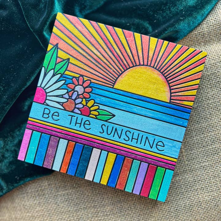 Be the Sunshine Inspo Block for wholesale by Daisy Dunes