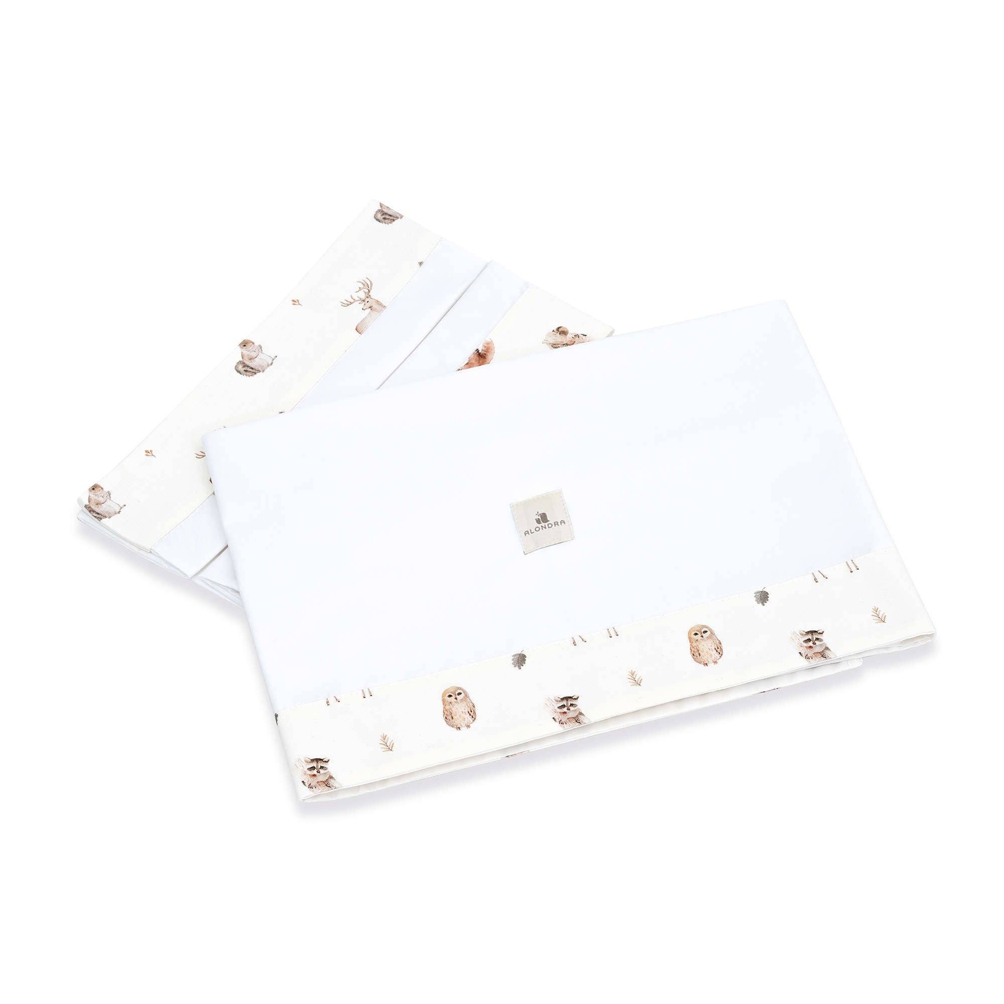 Alondra Baby - Wholesale Bedding Blanket - Kids & Baby - Crib sheet set 60x120 cm forest print · Taiga 612-1480