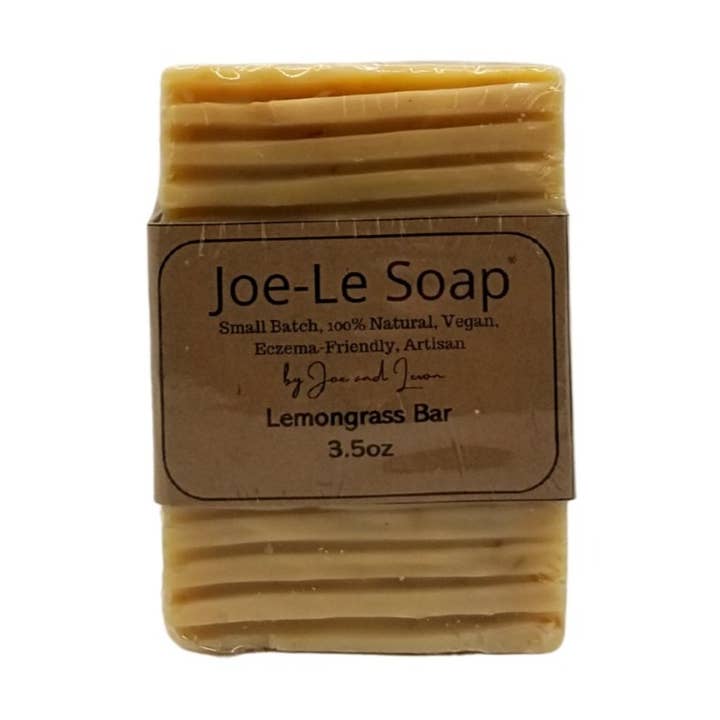 Lemongrass Green Tea Bar 3.5Oz for wholesale by Joe-Le Soap