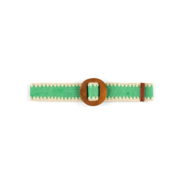ASST/2 KAYLA BELTS, GREEN for wholesale by Shiraleah