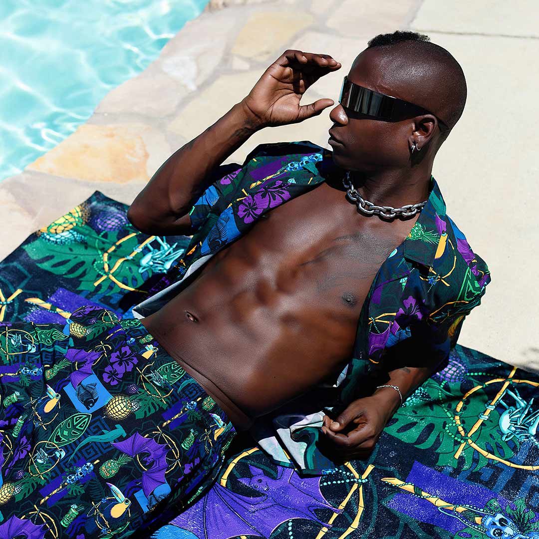 Black Mast - Vente Chemise à col boutonné – homme - Chemise à boutons Creepy Cove3