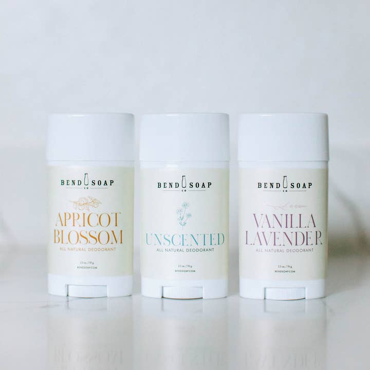 Bend Soap Company - Wholesale Deodorant - Unisex - Apricot Blossom Magnesium Deodorant (Baking Soda Free)