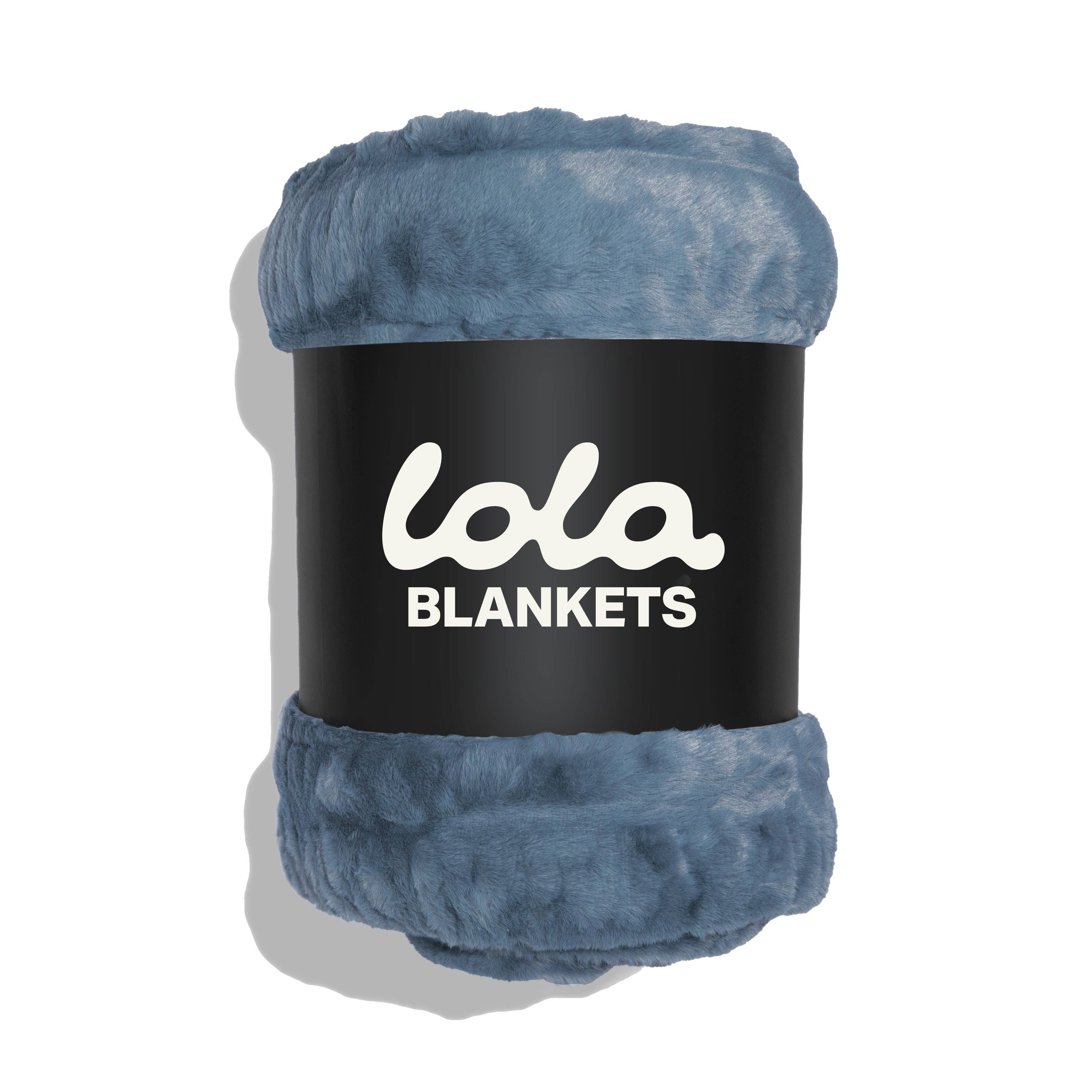 Lola Blankets - Wholesale Throw Blanket - Shoreline Two-Tone1