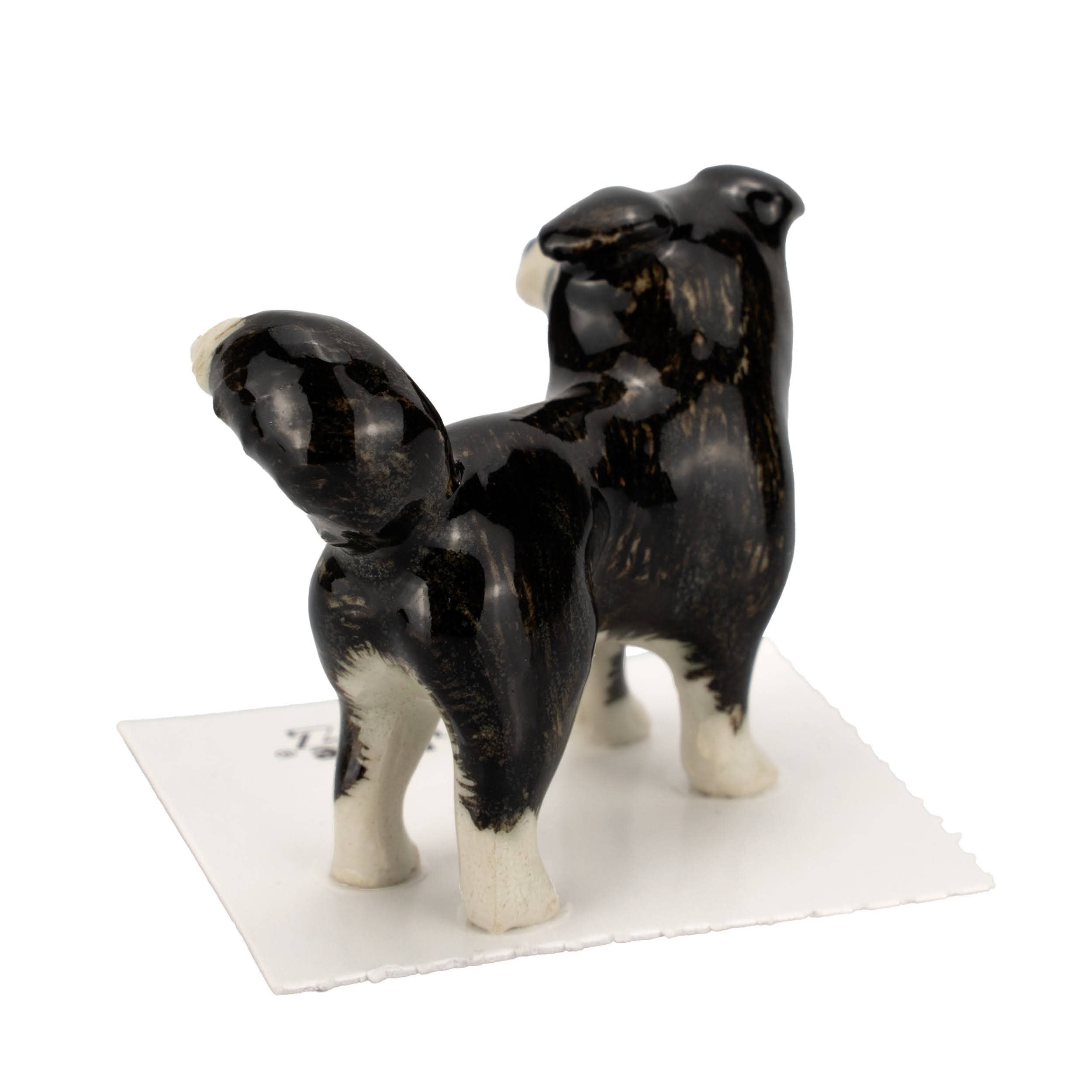 Little Critterz – wholesale Decorative figurine – Scott Border Collie Porcelain Miniature1