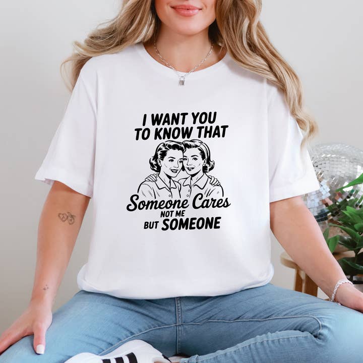 Someone Cares Not Me Graphic Tee for wholesale by Ink Attic Wholesale
