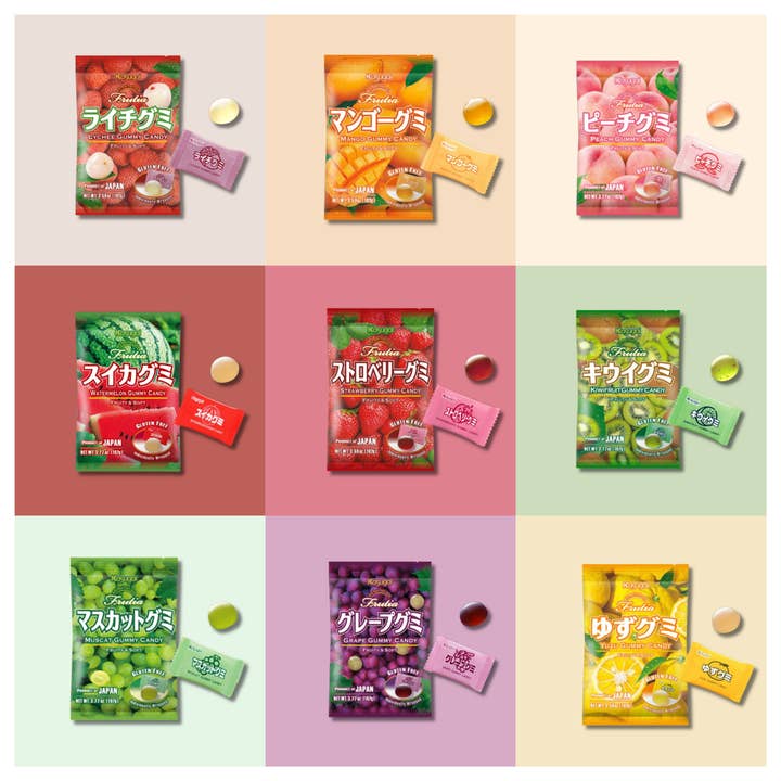 Tanuki Towne - Wholesale Gummy - Kasugai Japanese Fruit Flavored Gummies 2