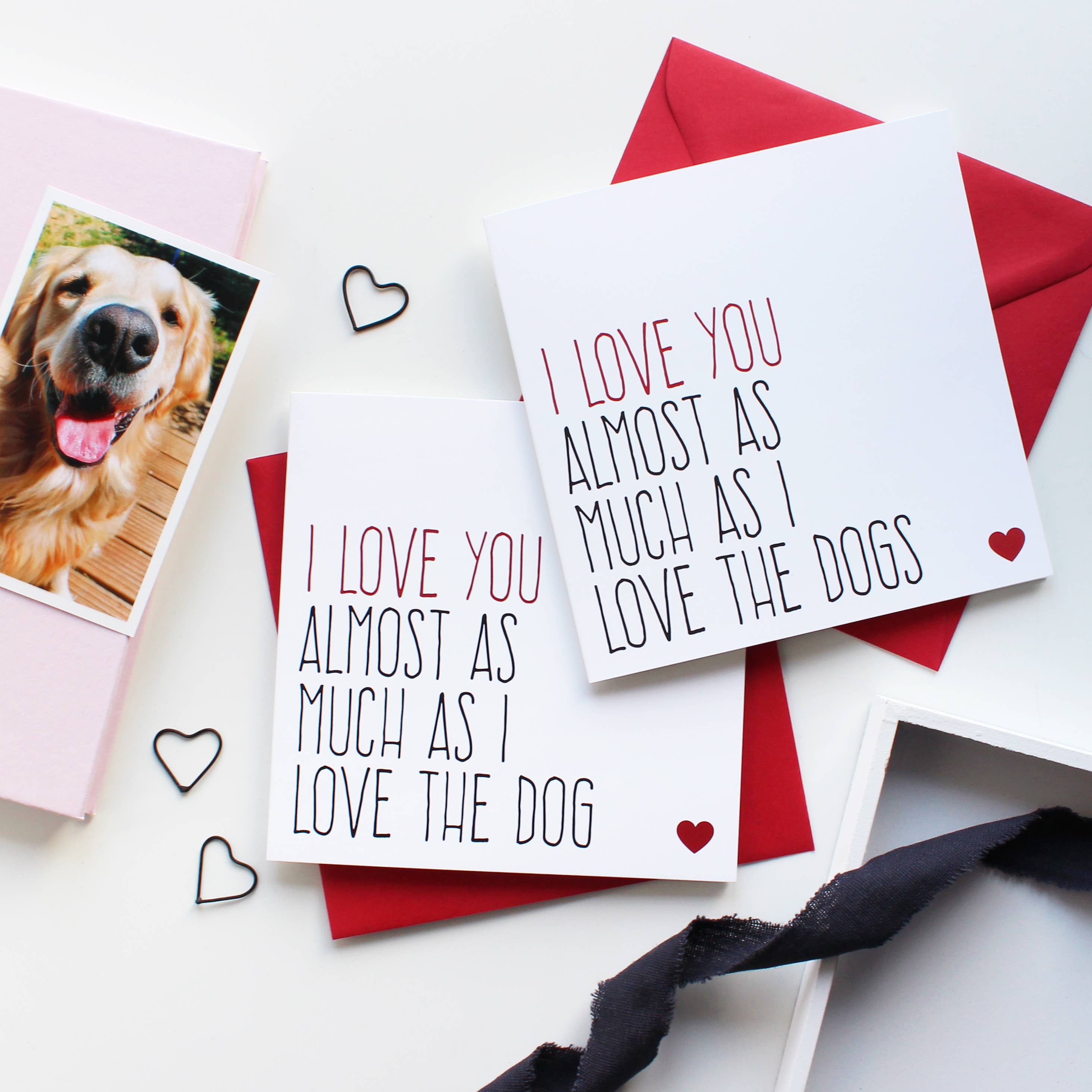 Purple Tree Designs - Wholesale Love Card - Almost as Much as I Love the Dog(s) Love Card2